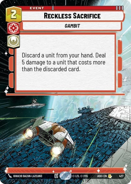 Reckless Sacrifice (Hyperspace), Ashes of the Empire 427