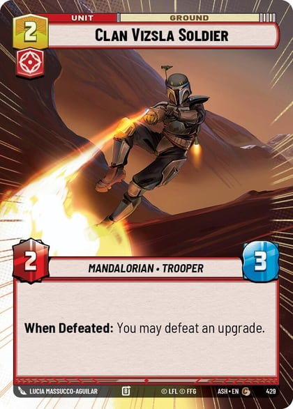 Clan Vizsla Soldier (Hyperspace), Ashes of the Empire 429