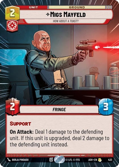 Migs Mayfeld - How About a Toast? (Hyperspace), Ashes of the Empire 432