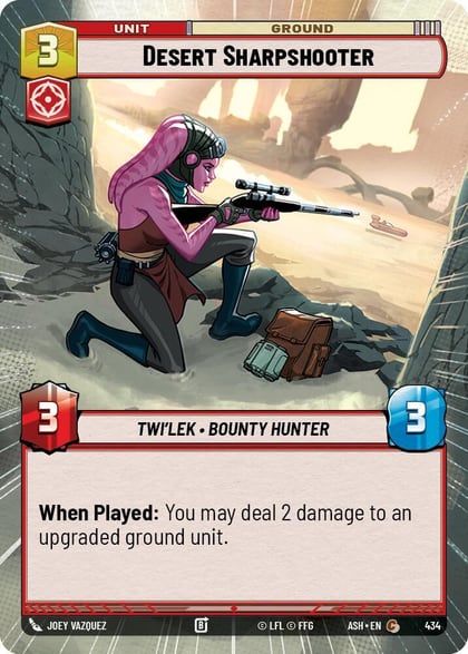 Desert Sharpshooter (Hyperspace), Ashes of the Empire 434