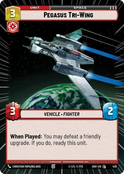 Pegasus Tri-Wing (Hyperspace), Ashes of the Empire 435