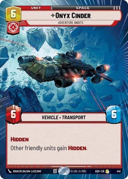 Onyx Cinder - Adventure Awaits (Hyperspace), Ashes of the Empire 441