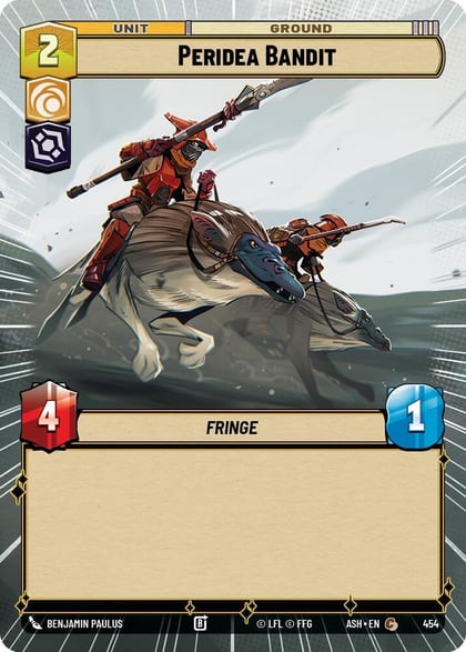 Peridea Bandit (Hyperspace), Ashes of the Empire 454