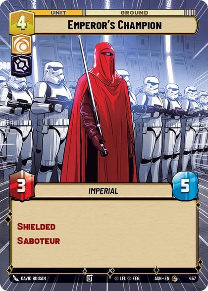 Emperor's Champion (Hyperspace), Ashes of the Empire 457