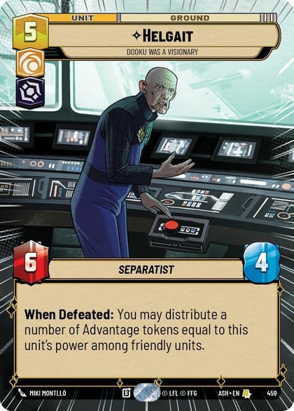 Helgait - Dooku Was a Visionary (Hyperspace), Ashes of the Empire 459