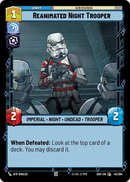 Reanimated Night Trooper, Ashes of the Empire 45/264