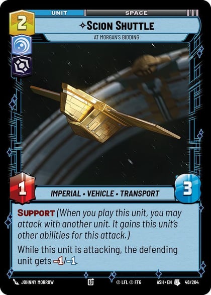 Scion Shuttle - At Morgan's Bidding, Ashes of the Empire 46/264