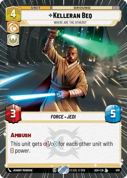 Kelleran Beq - Where are the Others? (Hyperspace), Ashes of the Empire 470