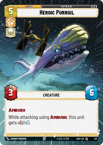 Heroic Purrgil (Hyperspace), Ashes of the Empire 471