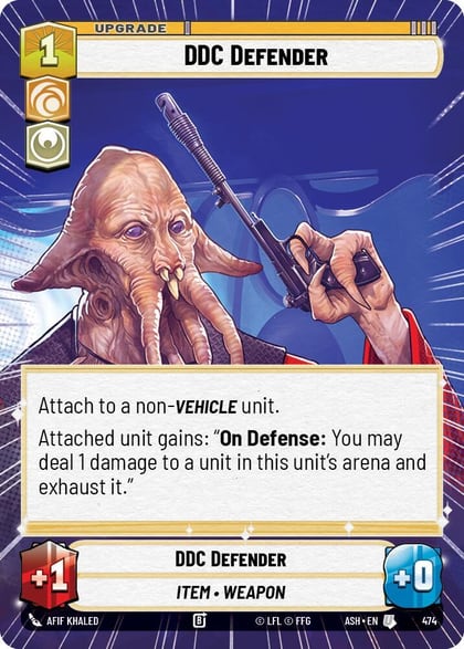 DDC Defender (Hyperspace), Ashes of the Empire 474