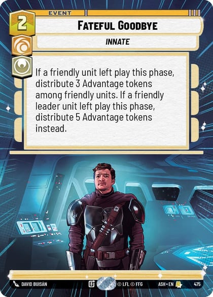 Fateful Goodbye (Hyperspace), Ashes of the Empire 475