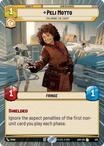 Peli Motto - You Bring the Cash? (Hyperspace), Ashes of the Empire 476
