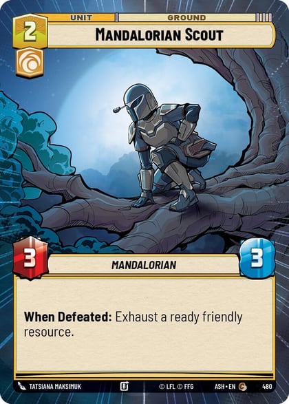 Mandalorian Scout (Hyperspace), Ashes of the Empire 480