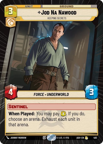 Jod Na Nawood - Keeping Secrets (Hyperspace), Ashes of the Empire 483