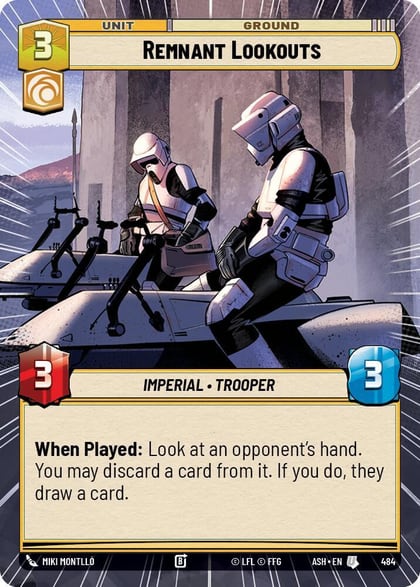 Remnant Lookouts (Hyperspace), Ashes of the Empire 484