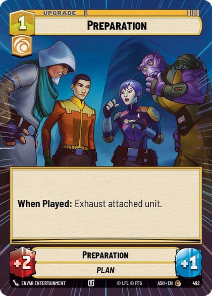 Preparation (Hyperspace), Ashes of the Empire 492