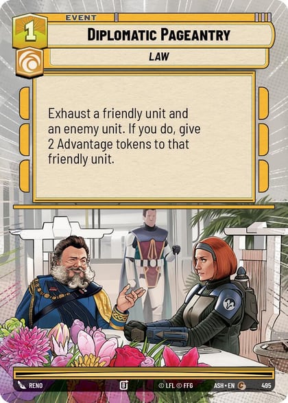 Diplomatic Pageantry (Hyperspace), Ashes of the Empire 495