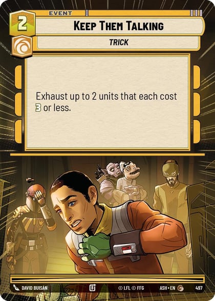 Keep Them Talking (Hyperspace), Ashes of the Empire 497