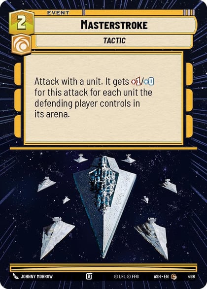 Masterstroke (Hyperspace), Ashes of the Empire 498
