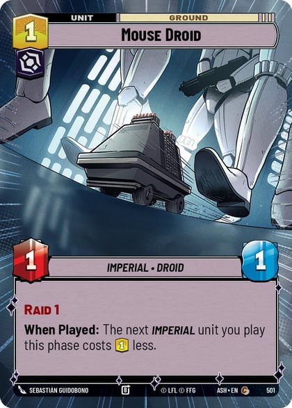 Mouse Droid (Hyperspace), Ashes of the Empire 501