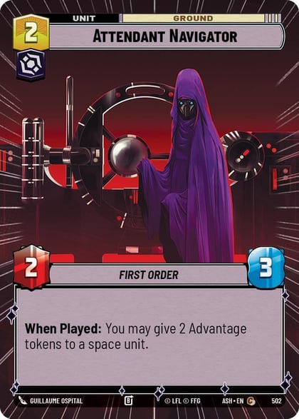 Attendant Navigator (Hyperspace), Ashes of the Empire 502