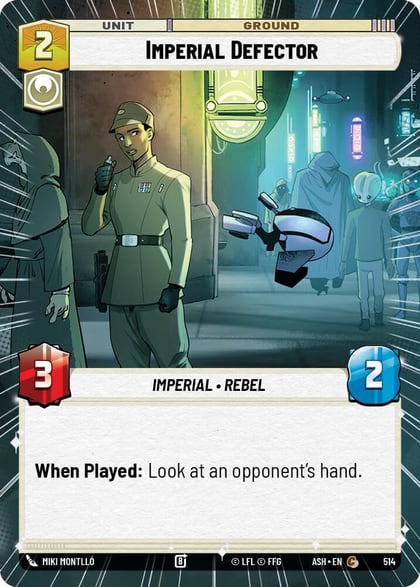 Imperial Defector (Hyperspace), Ashes of the Empire 514