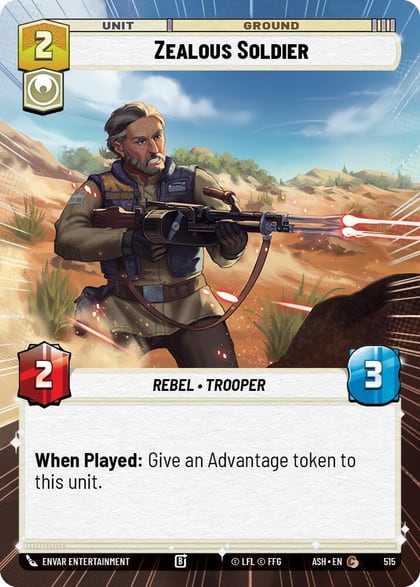 Zealous Soldier (Hyperspace), Ashes of the Empire 515