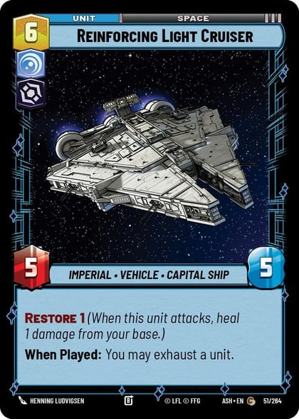 Reinforcing Light Cruiser, Ashes of the Empire 51/264