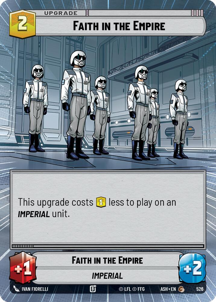 Faith in the Empire (Hyperspace), Ashes of the Empire 526