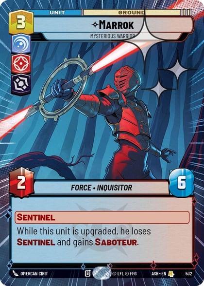 Marrok - Mysterious Warrior (Hyperspace Foil), Ashes of the Empire 532