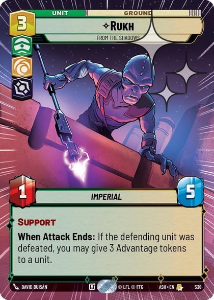 Rukh - From the Shadows (Hyperspace Foil), Ashes of the Empire 538