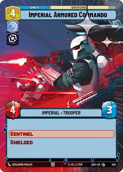 Imperial Armored Commando (Hyperspace Foil), Ashes of the Empire 550