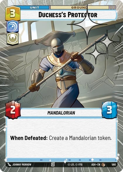 Duchess's Protector (Hyperspace Foil), Ashes of the Empire 560