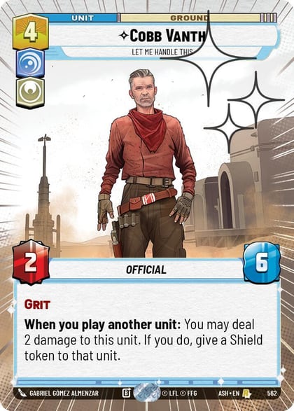 Cobb Vanth - Let Me Handle This (Hyperspace Foil), Ashes of the Empire 562