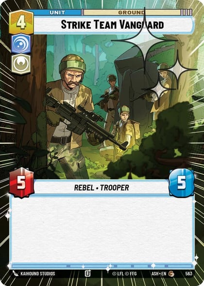 Strike Team Vanguard (Hyperspace Foil), Ashes of the Empire 563