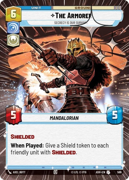 The Armorer - Secrecy is Our Survival (Hyperspace Foil), Ashes of the Empire 566