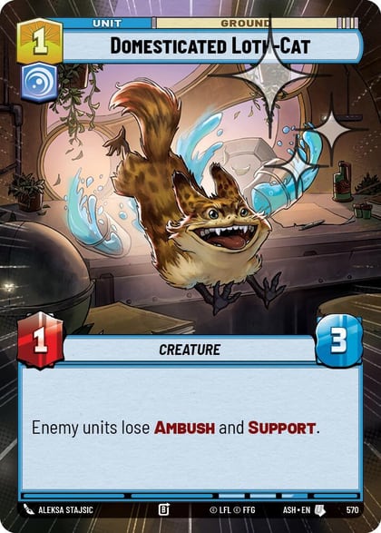 Domesticated Loth-Cat (Hyperspace Foil), Ashes of the Empire 570