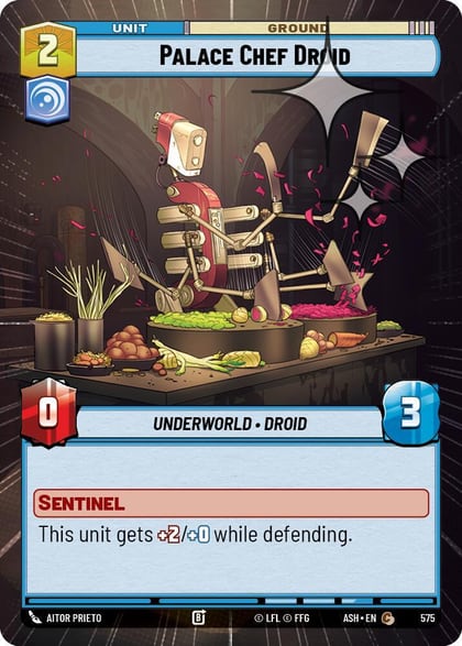 Palace Chef Droid (Hyperspace Foil), Ashes of the Empire 575
