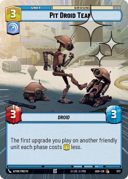 Pit Droid Team (Hyperspace Foil), Ashes of the Empire 577