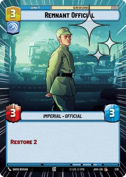 Remnant Official (Hyperspace Foil), Ashes of the Empire 578