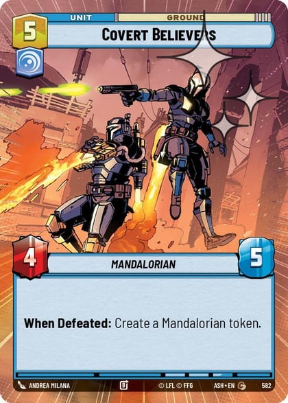 Covert Believers (Hyperspace Foil), Ashes of the Empire 582