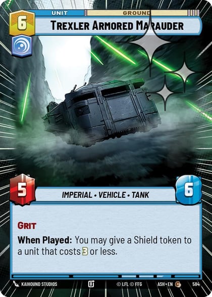 Trexler Armored Marauder (Hyperspace Foil), Ashes of the Empire 584