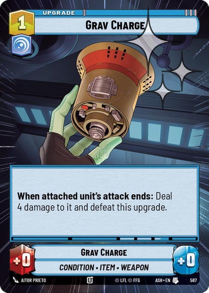 Grav Charge (Hyperspace Foil), Ashes of the Empire 587