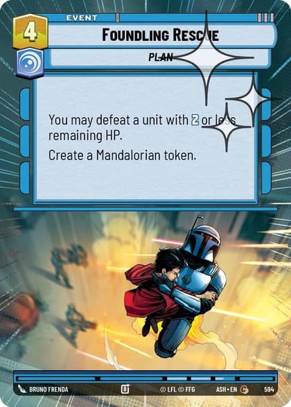 Foundling Rescue (Hyperspace Foil), Ashes of the Empire 594