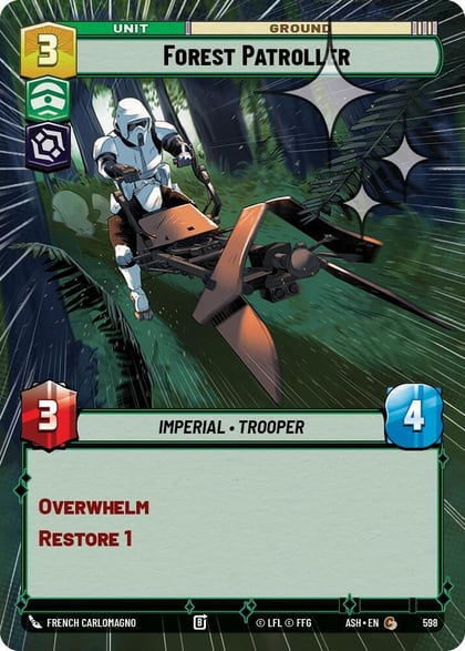 Forest Patroller (Hyperspace Foil), Ashes of the Empire 598