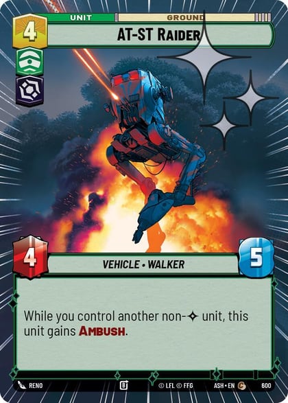 AT-ST Raider (Hyperspace Foil), Ashes of the Empire 600