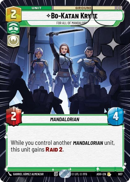 Bo-Katan Kryze - For All of Mandalore (Hyperspace Foil), Ashes of the Empire 607