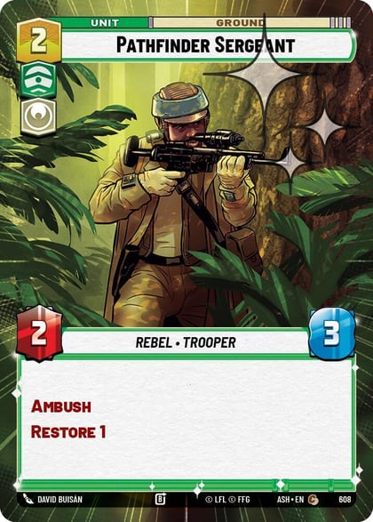 Pathfinder Sergeant (Hyperspace Foil), Ashes of the Empire 608