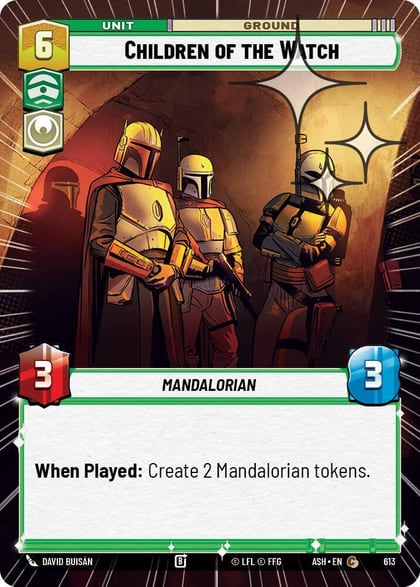 Children of the Watch (Hyperspace Foil), Ashes of the Empire 613