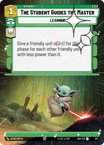 The Student Guides the Master (Hyperspace Foil), Ashes of the Empire 617